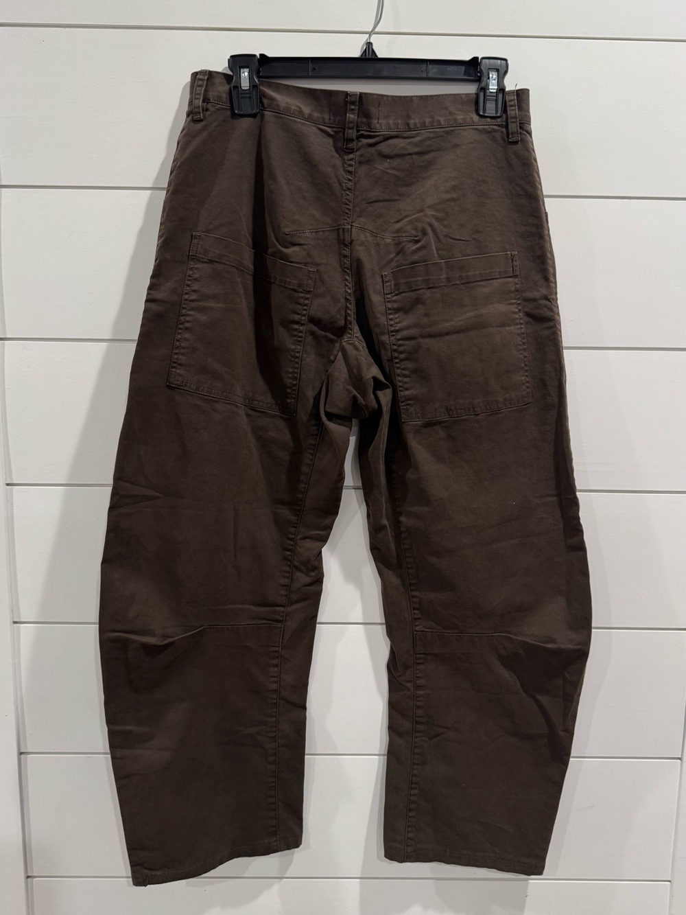 Nili Lotan brown Shon barrel leg pants - Picture 6 of 7